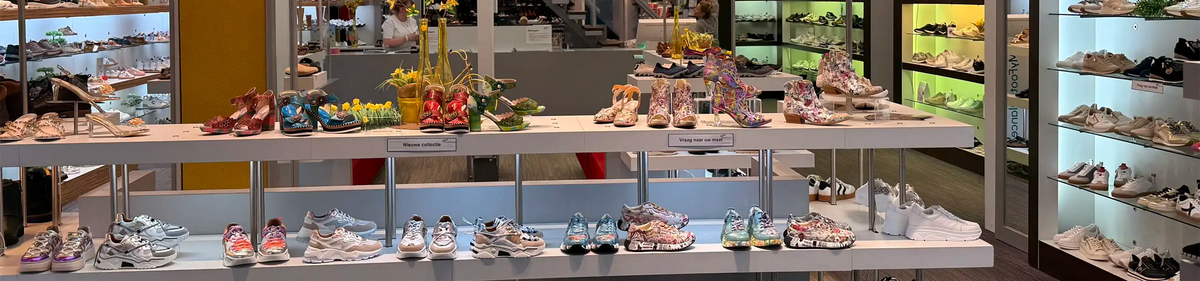 De winkel van Hafkamp Modeschoenen in Almere