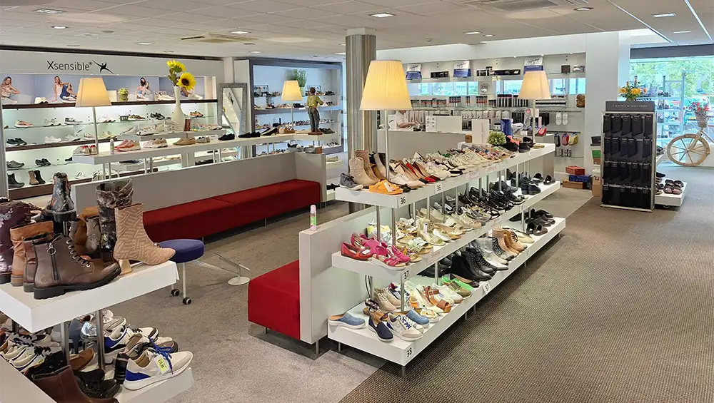 De winkel van Hafkamp Modeschoenen in Zeewolde